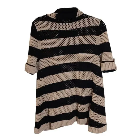 Xhilaration Womens Open-Front Knit Cardigan w short cuffed sleeves Size L EUC - Picture 3 of 10